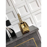 Chanel Flap Bag Shiny Gold 18.5x10.5x8cm - 5