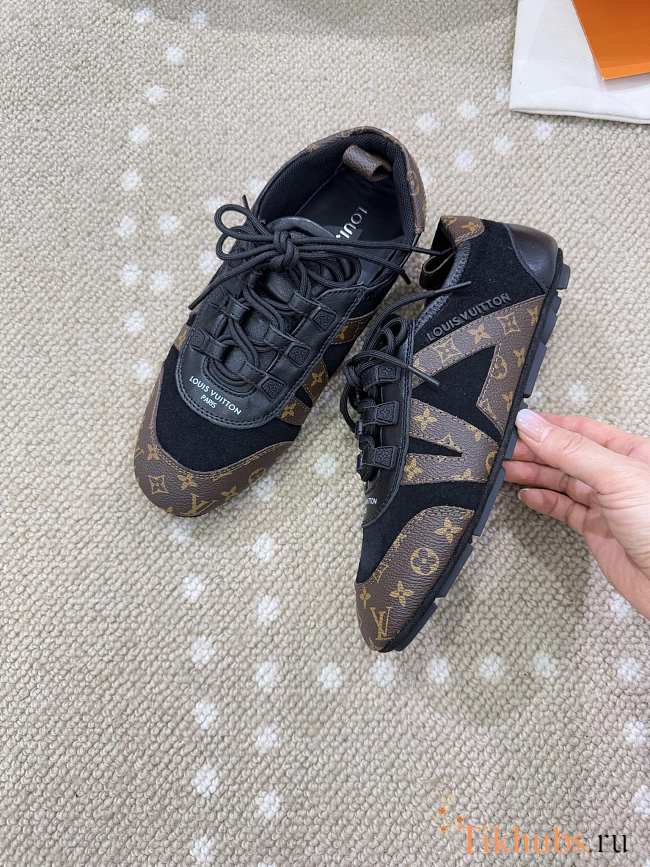 Louis Vuitton LV Sneakerina Black Sneaker - 1