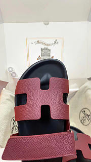 Hermes Chypre Red Wine Sandal - 3