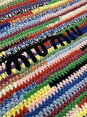 Miu Miu Crochet Tote Bag Multicolored 40x34x16cm - 2