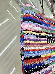 Miu Miu Crochet Tote Bag Multicolored 40x34x16cm - 4