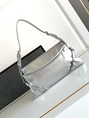 Givenchy Small Voyou Bag Silver 32x15x9.5cm - 1