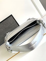Givenchy Small Voyou Bag Silver 32x15x9.5cm - 6
