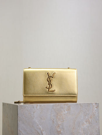 YSL Kate Shoulder Bag Gold 20x13.5x5.5cm