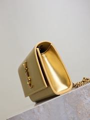 YSL Kate Shoulder Bag Gold 20x13.5x5.5cm - 6