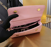 Dolce & Gabbana Pink Small Sicily Handbag Patent 18cm - 3