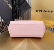 Dolce & Gabbana Pink Medium Sicily Handbag Patent 20cm - 4