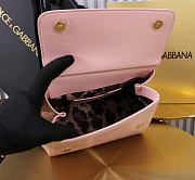 Dolce & Gabbana Pink Medium Sicily Handbag Patent 20cm - 3