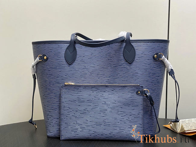 Louis Vuitton LV Neverfull MM Blue 31x28x14cm - 1