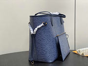 Louis Vuitton LV Neverfull MM Blue 31x28x14cm - 6