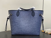 Louis Vuitton LV Neverfull MM Blue 31x28x14cm - 5