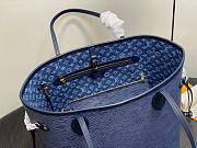 Louis Vuitton LV Neverfull MM Blue 31x28x14cm - 2