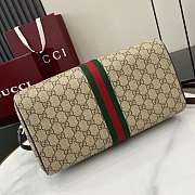 Gucci Ophidia Large Boston Bag Brown 31x20x16.5cm - 2