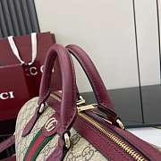 Gucci Ophidia Large Boston Bag Red 31x20x16.5cm - 6
