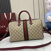 Gucci Ophidia Large Boston Bag Red 31x20x16.5cm - 4
