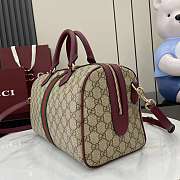 Gucci Ophidia Large Boston Bag Red 31x20x16.5cm - 3
