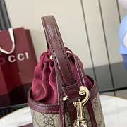 Gucci Ophidia Mini Bucket Bag Red 23x11.5x8cm - 6