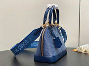Louis Vuitton LV Alma BB Denim Blue 23.5x17.5x11.5cm - 5