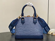 Louis Vuitton LV Alma BB Denim Blue 23.5x17.5x11.5cm - 4