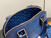 Louis Vuitton LV Alma BB Denim Blue 23.5x17.5x11.5cm - 3
