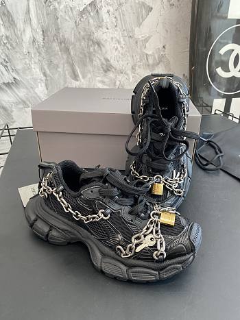 Balenciaga Black Lock Sneaker