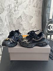 Balenciaga Black Lock Sneaker - 3