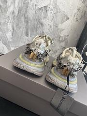 Balenciaga Grey Lock Sneaker - 5