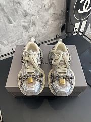 Balenciaga Grey Lock Sneaker - 4
