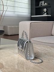Chanel Top Handle Silver 14.5x11.5x5.5cm - 2