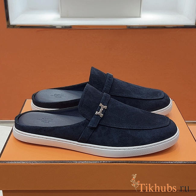 Hermes Espadrilles and Mules Dark Blue - 1