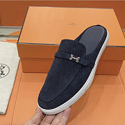 Hermes Espadrilles and Mules Dark Blue - 3