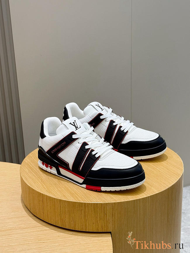 Louis Vuitton LV Trainer Black White Sneaker - 1