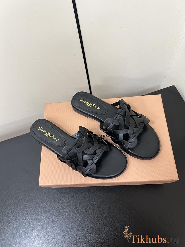 Gianvito Rossi Amalfi Sandals Black - 1
