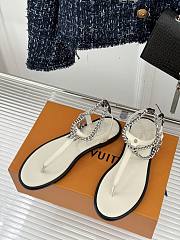 Louis Vuitton LV Vibe Flat Thong Vanilla - 4
