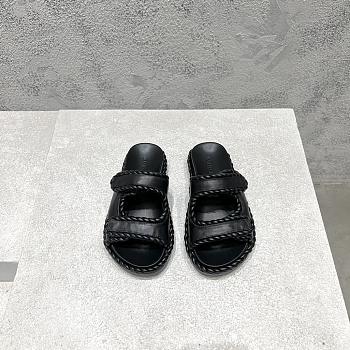 Bottega Veneta Black Jack Flat Mule