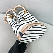 Prada Mariner Fabric Small Bucket Bag 28x23.5x16.5cm - 3