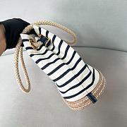 Prada Mariner Fabric Small Bucket Bag 28x23.5x16.5cm - 4