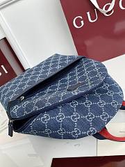Gucci Children's GG Backpack Denim 32x25x11cm - 6