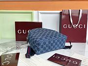 Gucci Children's GG Backpack Denim 32x25x11cm - 5
