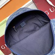 Gucci Children's GG Backpack Denim 32x25x11cm - 4