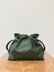 Loewe Flamenco Clutch Dark Green Bag 30x24.5x10.5cm - 6