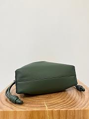Loewe Flamenco Clutch Dark Green Bag 30x24.5x10.5cm - 5
