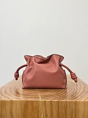 Loewe Mini Flamenco Clutch Bag Pink 23x18x9cm - 5