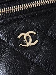 Chanel Vanity Case Black Caviar 21.5x16x14cm - 2