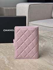 Chanel Wallet Pink Caviar Silver 14x10.5x2cm - 4