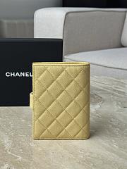 Chanel Wallet Yellow Caviar Silver 14x10.5x2cm - 2
