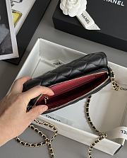 Chanel Black Wallet On Chain Black Caviar 19cm - 3