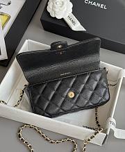 Chanel Black Wallet On Chain Black Caviar 19cm - 2
