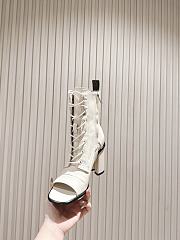 Louis Vuitton LV Berlin Boots White 8.5cm - 4