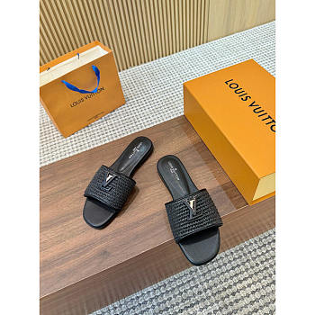Louis Vuitton LV Mare Flat Mule Black Slides
